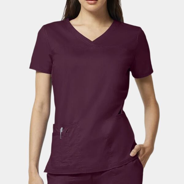 Women's 3-Pocket V-Neck Scrub Top Thumbnail