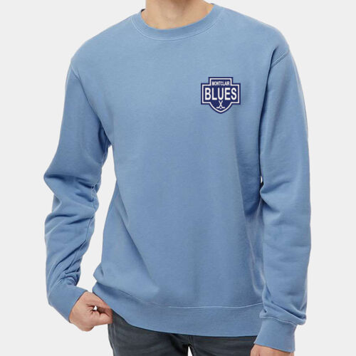 Midweight Pigment-Dyed Embroidered Crewneck Sweatshirt Thumbnail