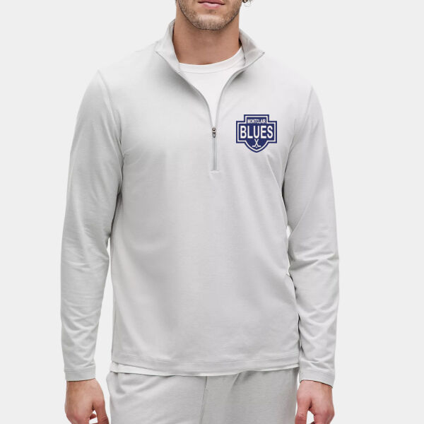 Soft Jersey Embroidered Half-Zip Thumbnail